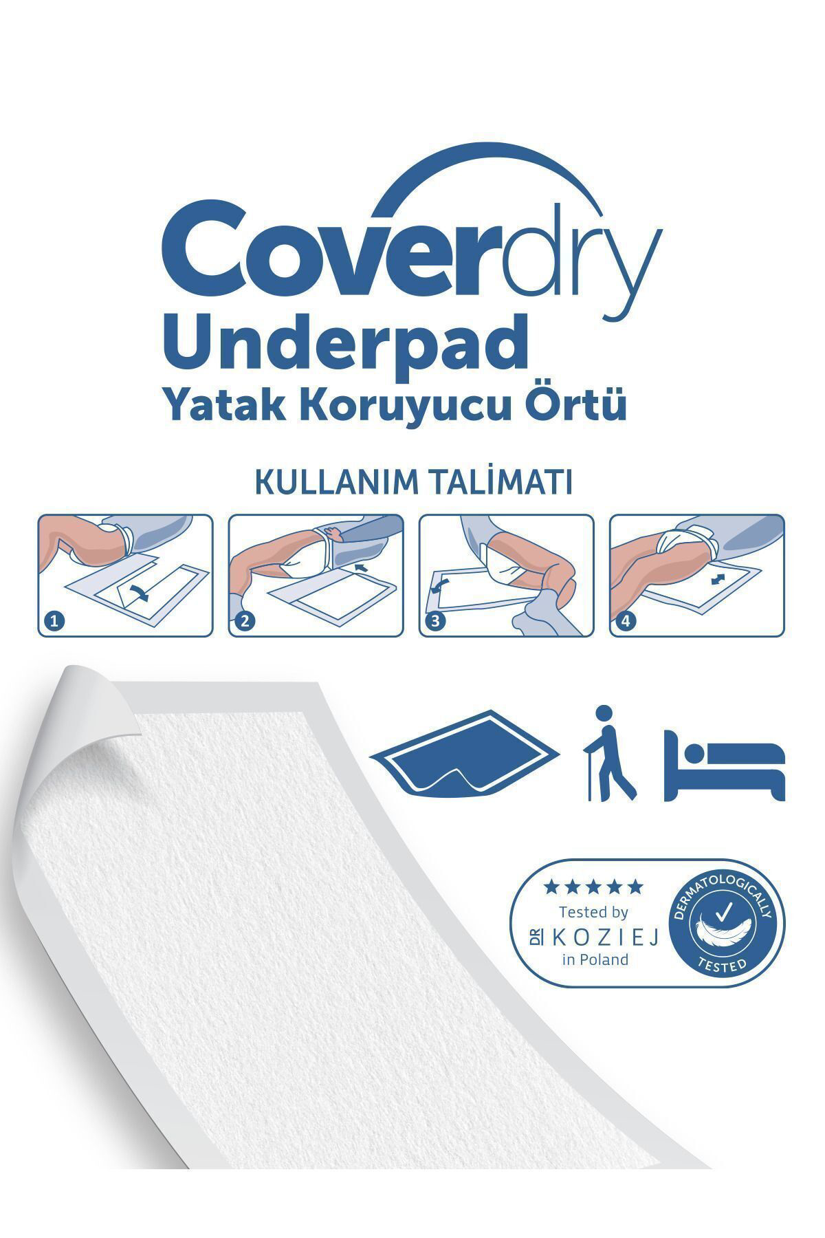 Coverdry Köpek Çiş Eğitim Pedi 60X90 30 Adet
