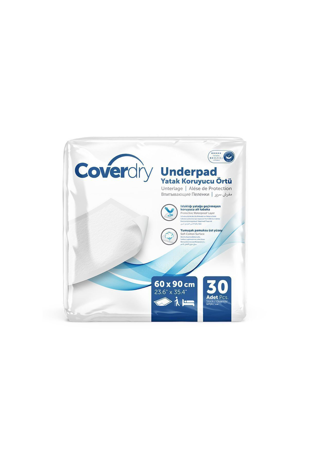 Coverdry Köpek Çiş Eğitim Pedi 60X90 30 Adet