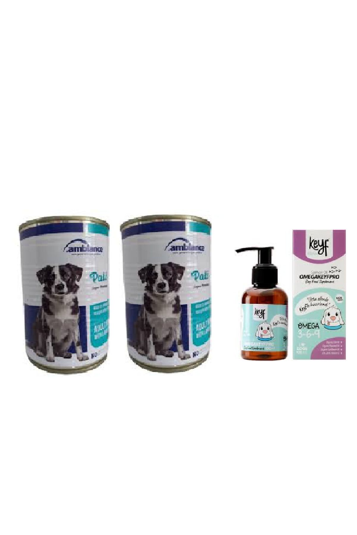 Ambiance Köpek Yaş Mama Kuzu Etli Pirinçli Yetişkin 415 Gr X 2 Adet Köpekl
