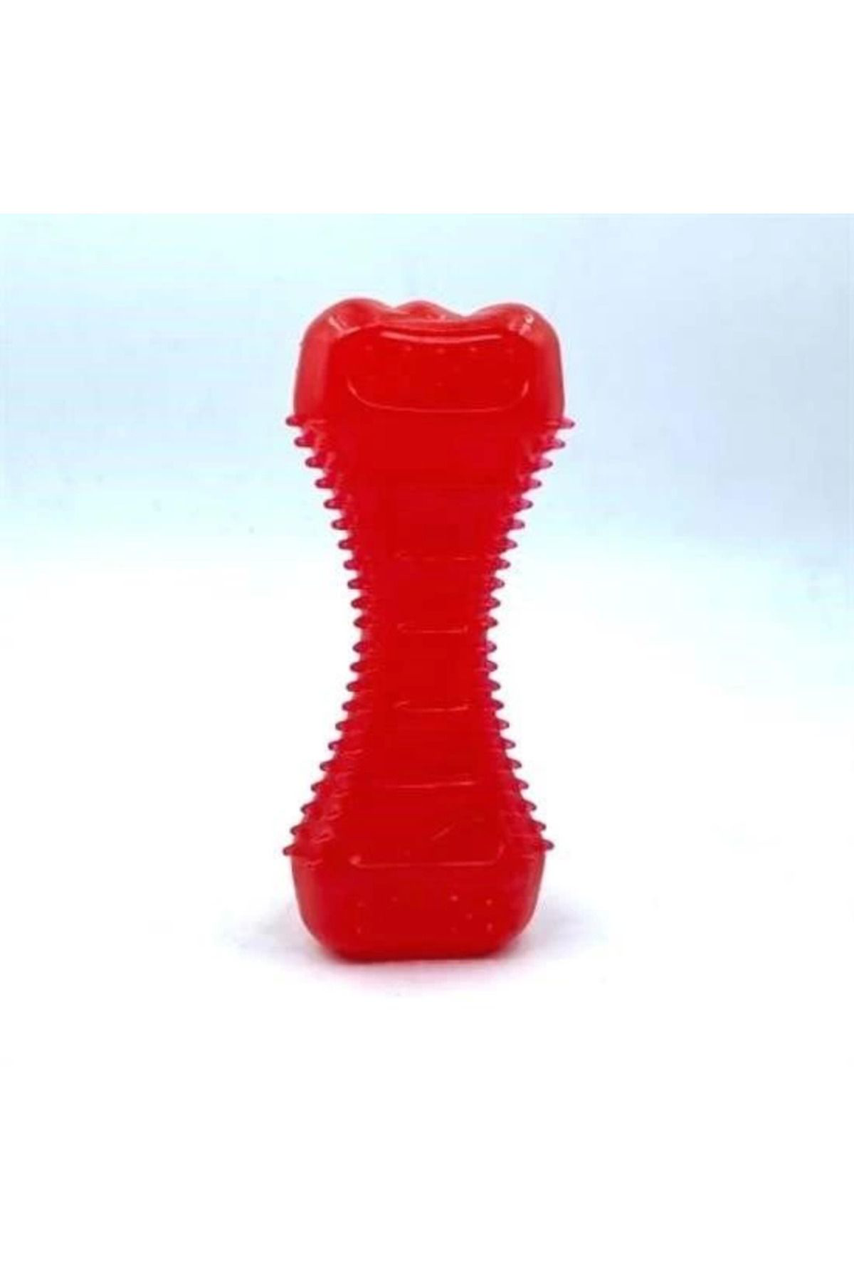 Yusuftex Köpekler İçin Diş Kaşima Oyuncaği Tirtikli Yapida Plastik Dumbell