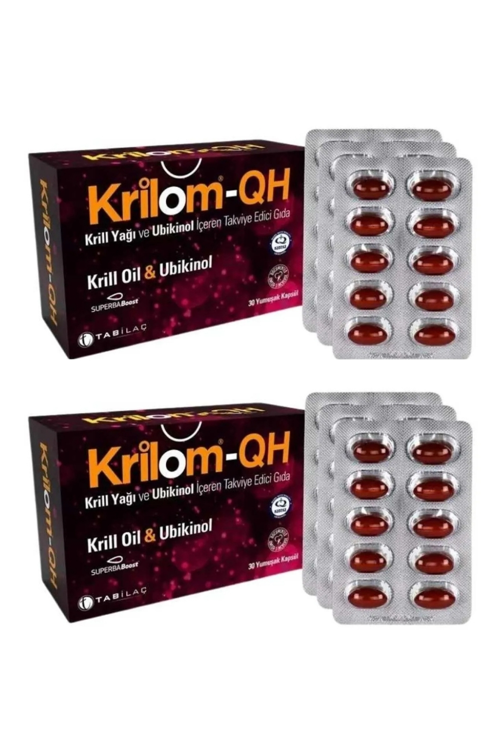 Krilom  Qh 30 Yumuşak Kapsül X 2 Adet