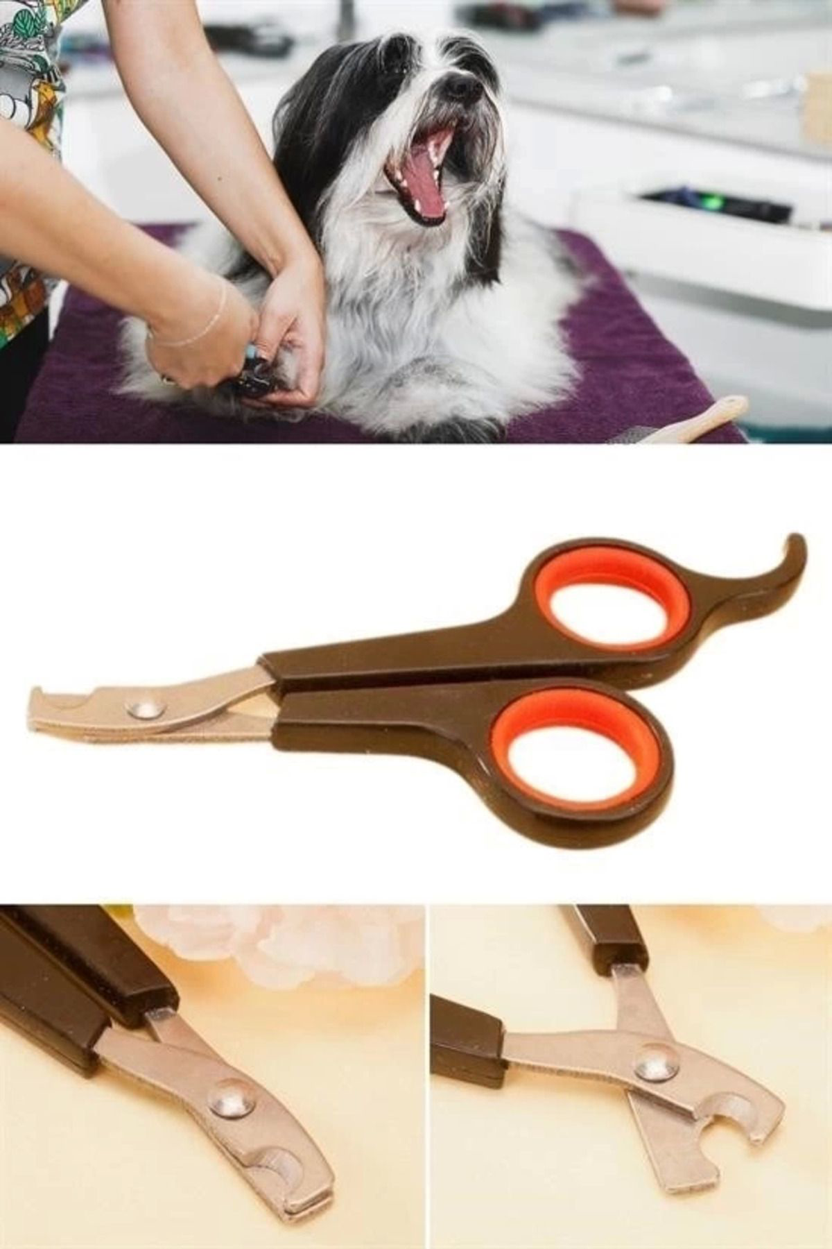 Yusuftex Küçük Çelik Uçlu Kedi Köpek Evcil Hayvan Tirnak Makasi Pati Bakim