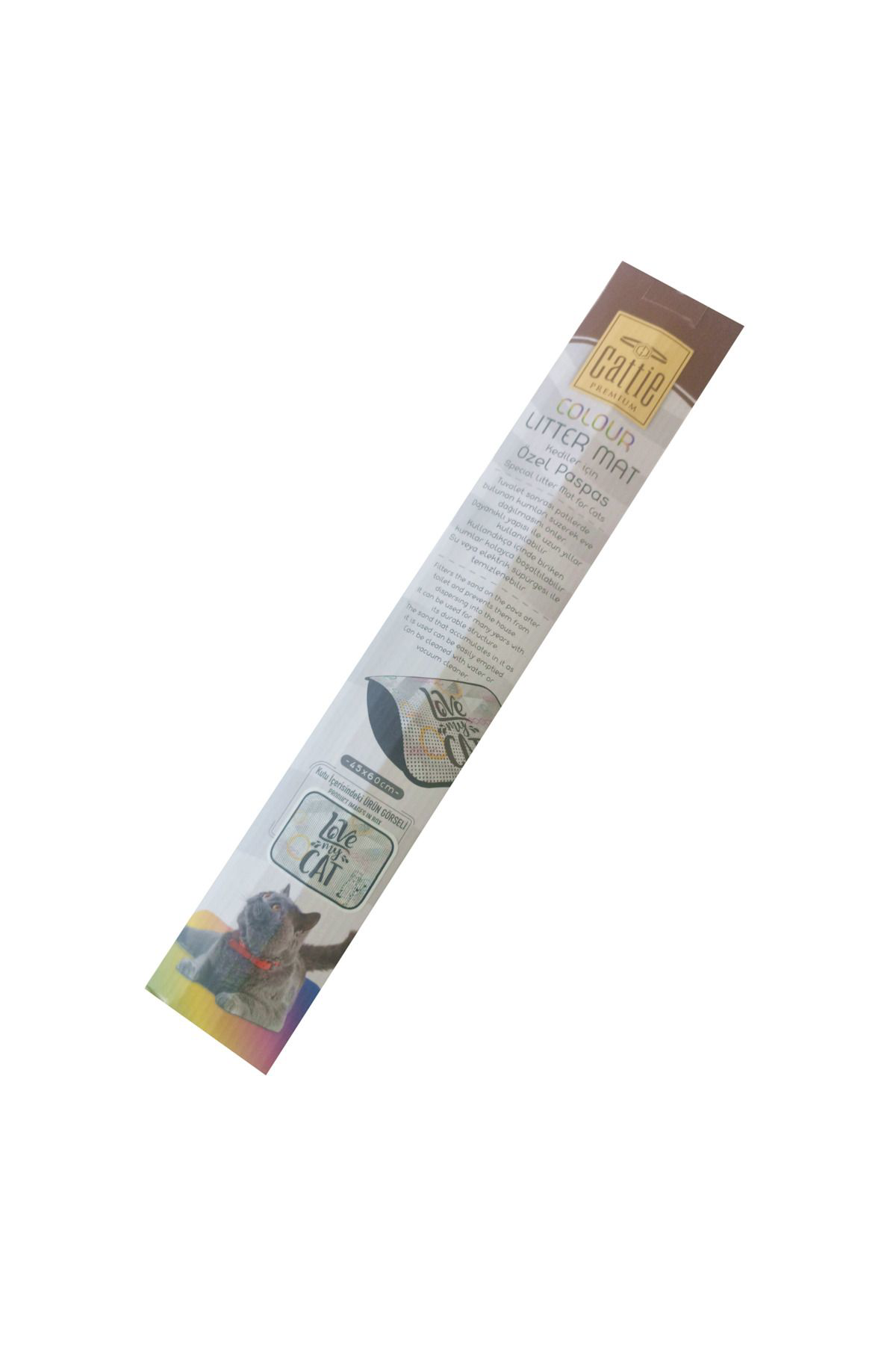 K&A Kum Toplayici Fonksiyonel Renkli Kedi Paspasi 45 X 60 Cm