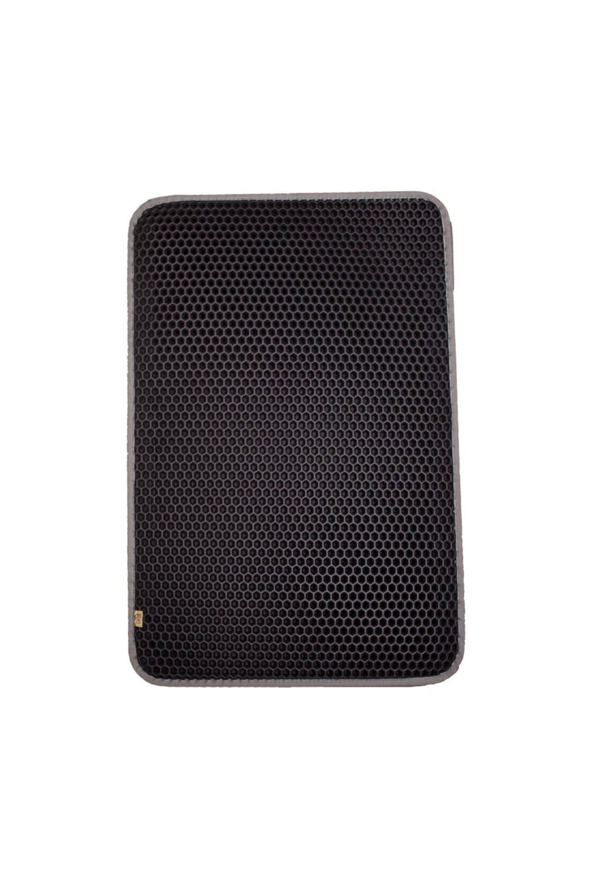 K&A Kum Toplayici Fonksiyonel Kedi Paspasi Altigen 50-75 Cm Gri