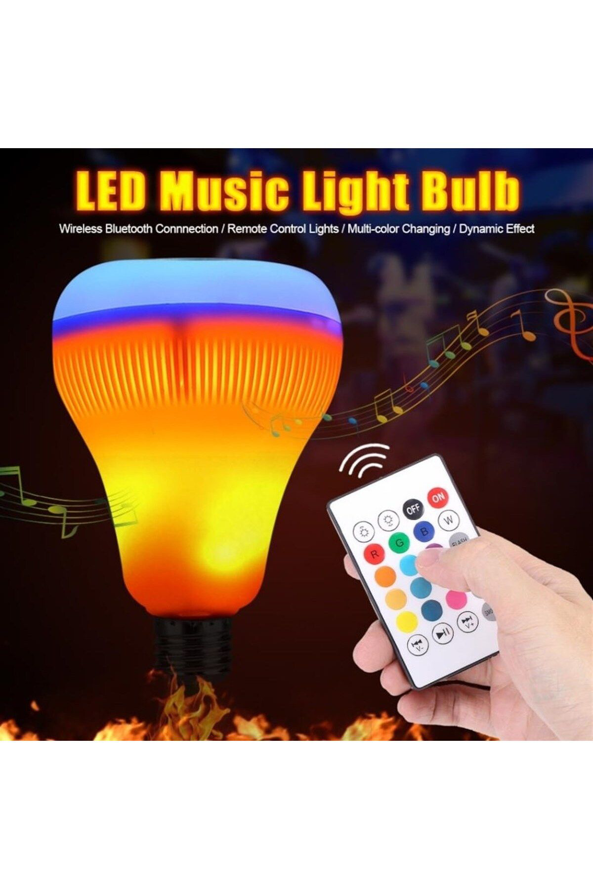 Ok Aksesuar Kumandali Bluetooth Hoparlör Ampul Ld-37  Go50602437730