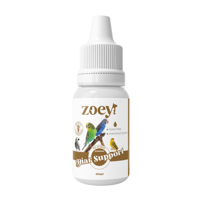 Zoey Kuşlar İçin Bağirsak Sistemi Güçlendirici Çözelti 30 Ml