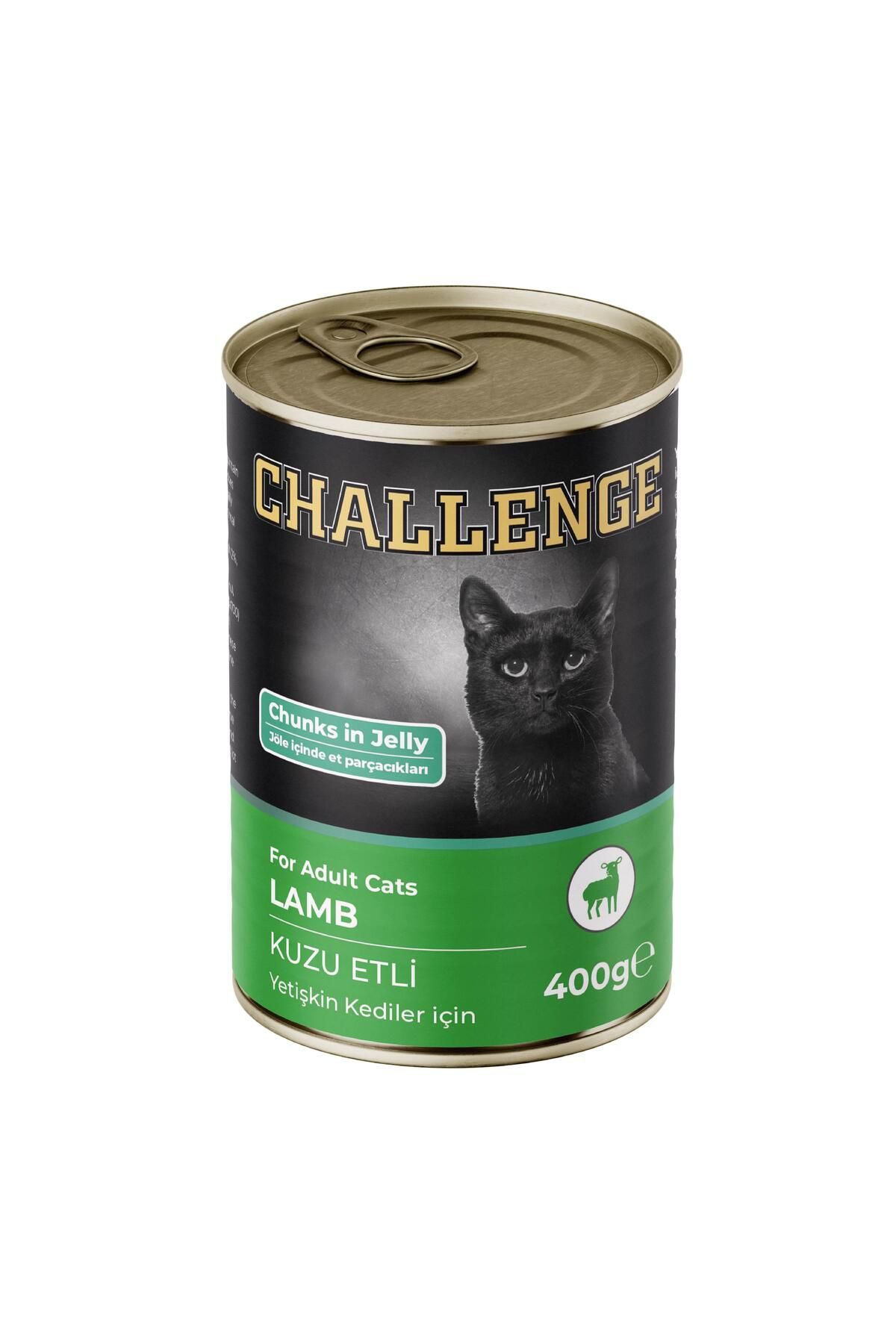 Challenge Kuzu Etli Yetişkin Kedi Konservesi 400 Gr