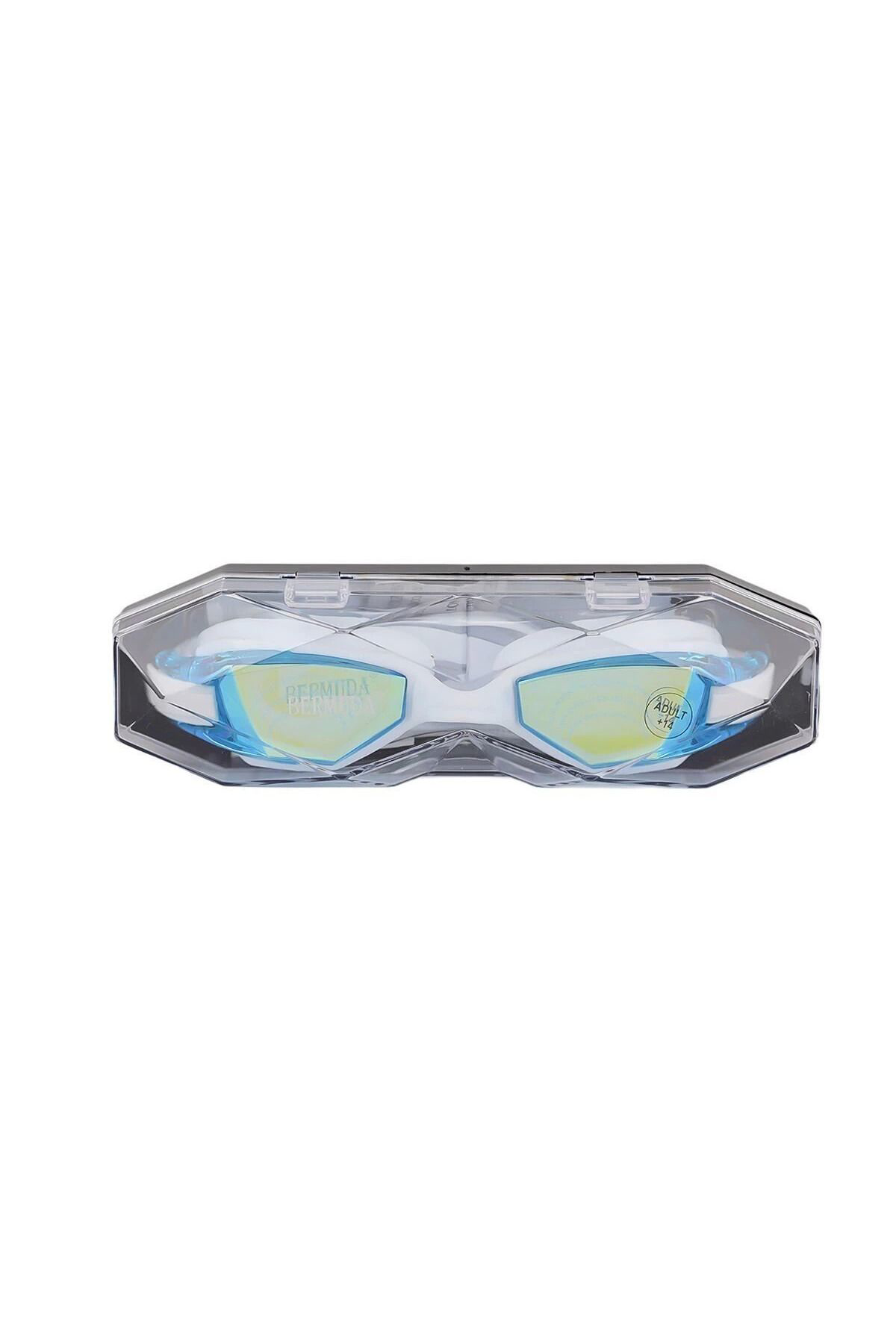 Yusuftex Kzld-1765 Bermuda Aynali Yüzücü Gözlüğü (İcbox12) - 1 Adet Stokta