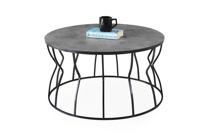 Sivas Gözde Mobilya Lale Metal Orta Sehpa 80X43cm