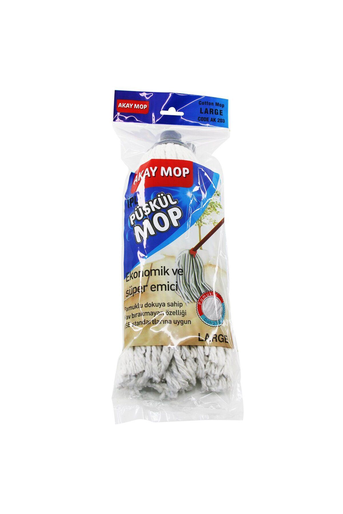 Ok Aksesuar Large Örgülü İpli  Püskül Pamuk Mop  Go5060gok210751
