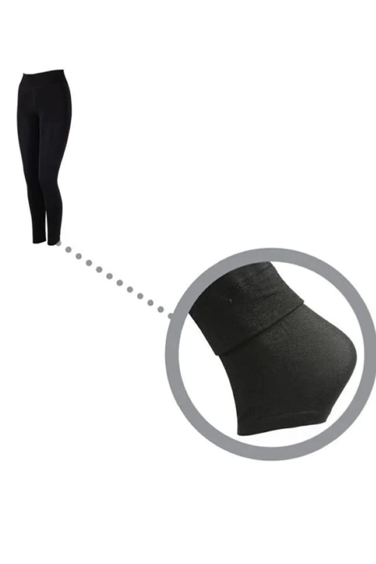 Larosa Lingerie Larosa Peluş Yüksek Bel Termal Tayt Tekli
