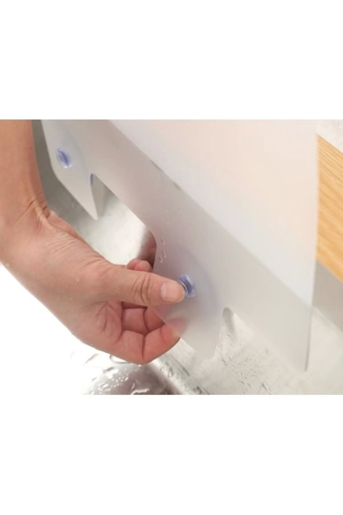 Yusuftex Lavabo Ve Ocak Siçrama Önleyici Vantuzlu Kalkan