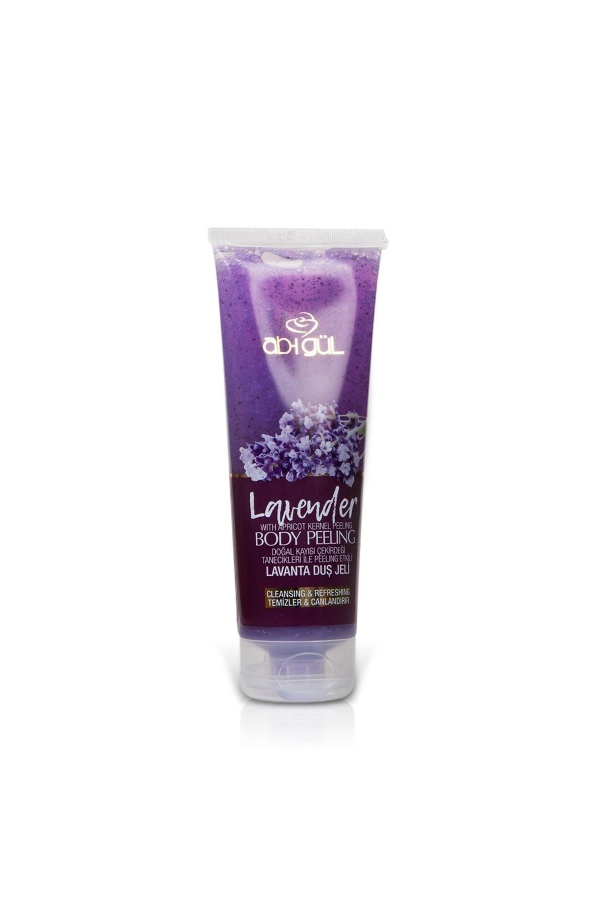 Ab-İ Gül Lavanta Body Peeling Doğal Kayisi Çekirdeği Tanecikleri 250 Ml