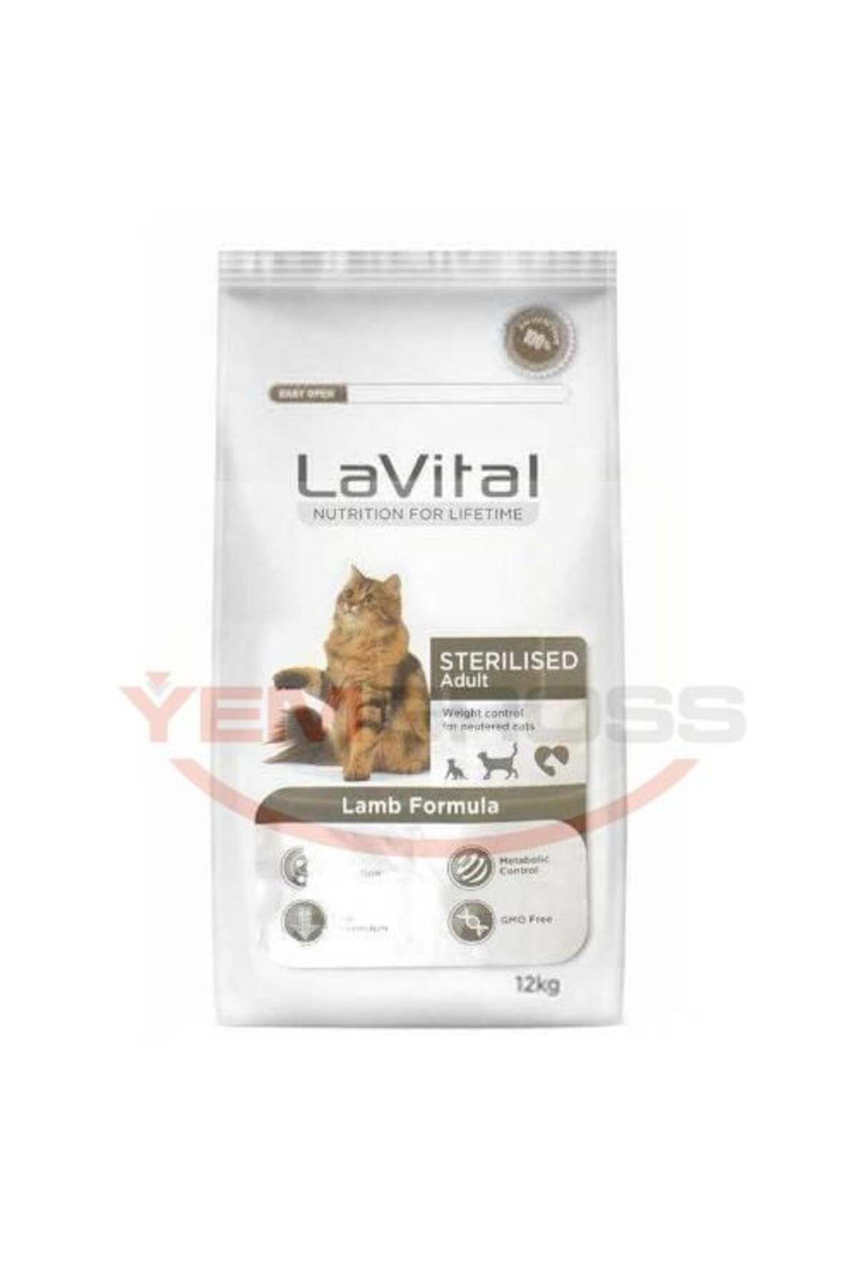 La Vital Lavital Sterilised Kuzu Etli Kisirlaştirilmiş Kedi Mamasi 12 Kg