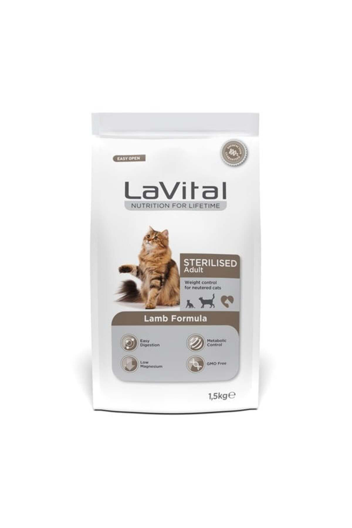 La Vital Lavital Sterilised Kuzu Etli Kisirlaştirilmiş Kedi Mamasi 1.5 Kg