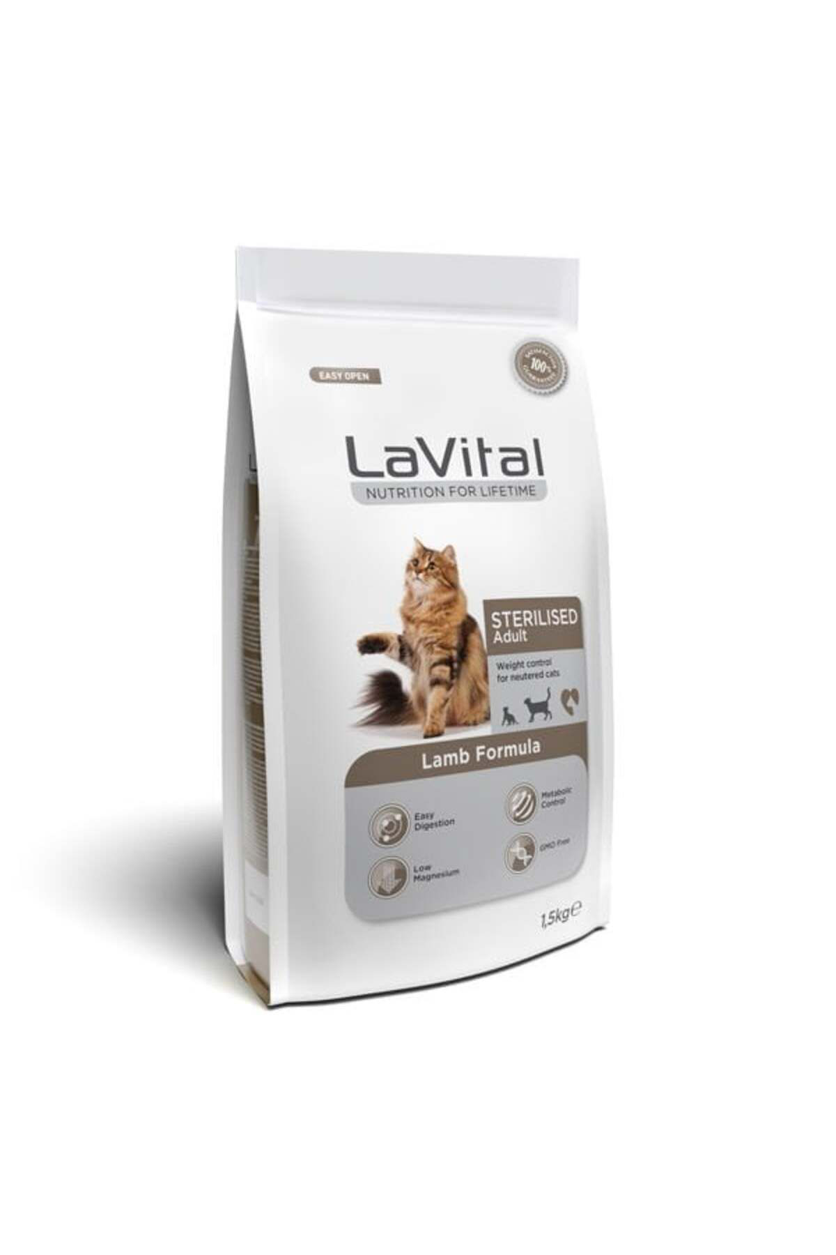 La Vital Lavital Sterilised Kuzu Etli Kisirlaştirilmiş Kedi Mamasi 1.5 Kg