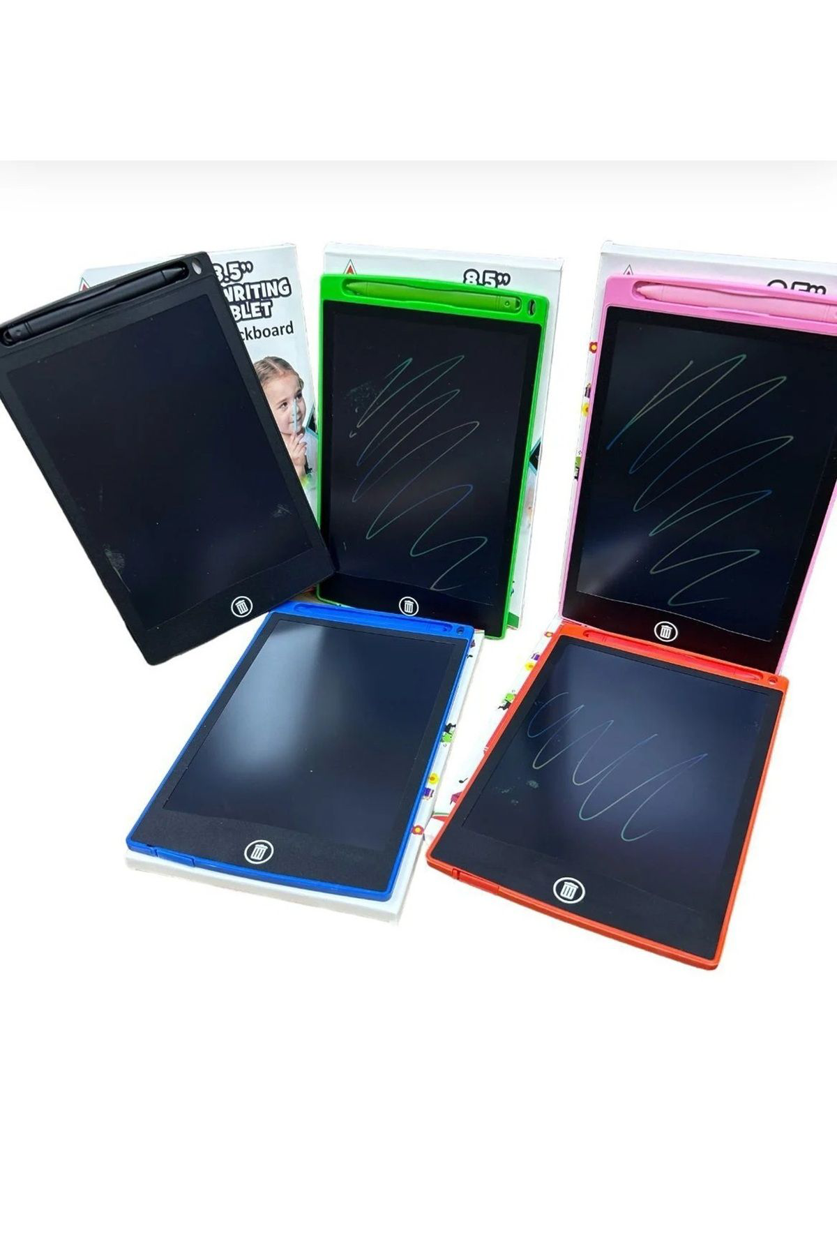 Akin Hediyelik Lcd Yazi Tableti + 5 Adet Kum Boyama Seti Hediye!