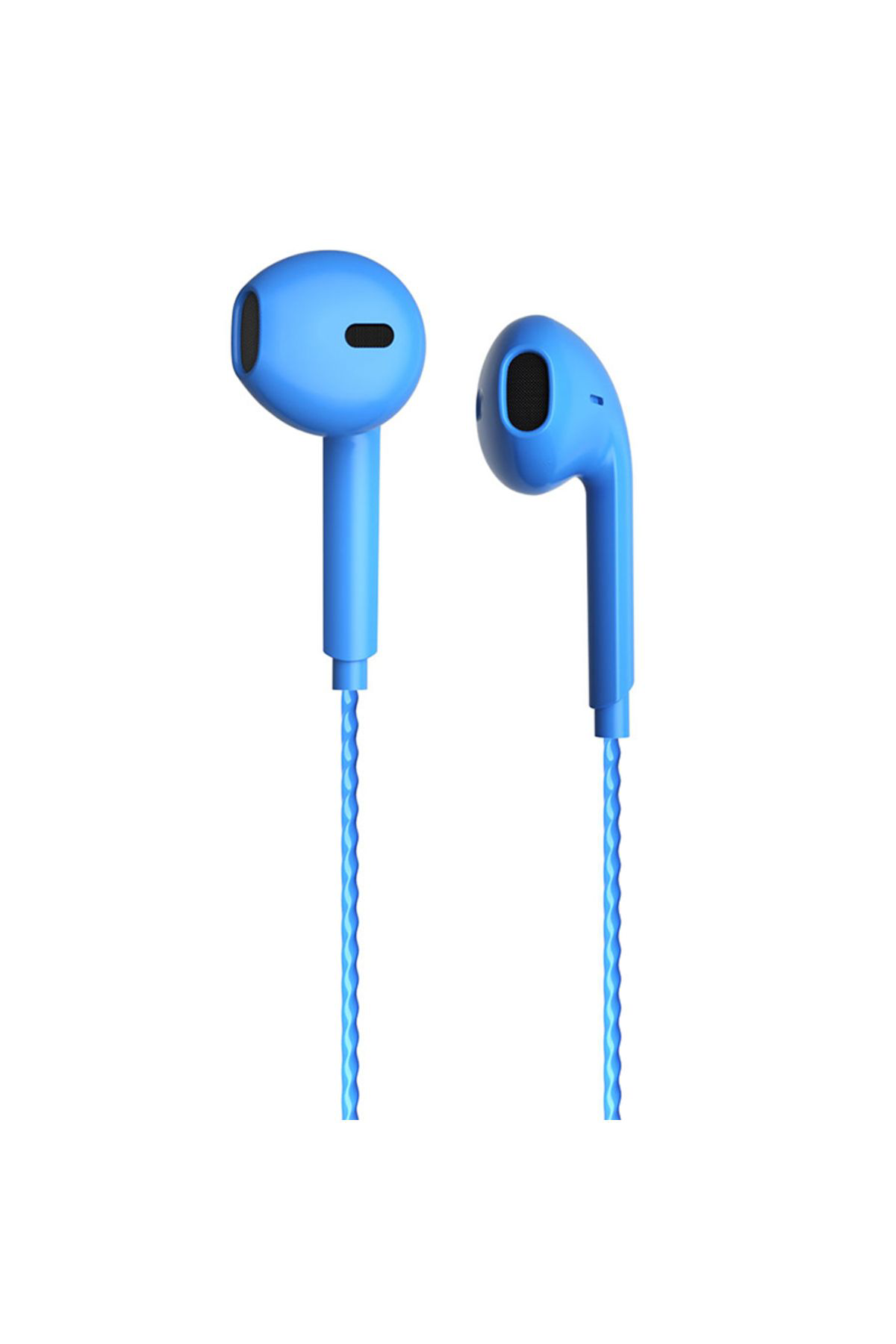 Ok Aksesuar Lecoo Eh104bl 3.5Mm Jackli Kablolu Kulak İçi Mikrofonlu Mavi Kula