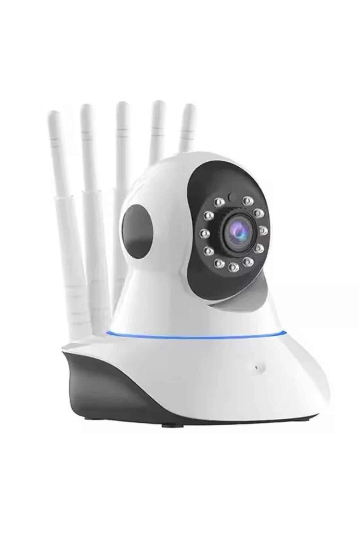 Yusuftex Led Aydinlatmali 5 Antenli Motorlu 1080P Wifi Kamera Sensörlü