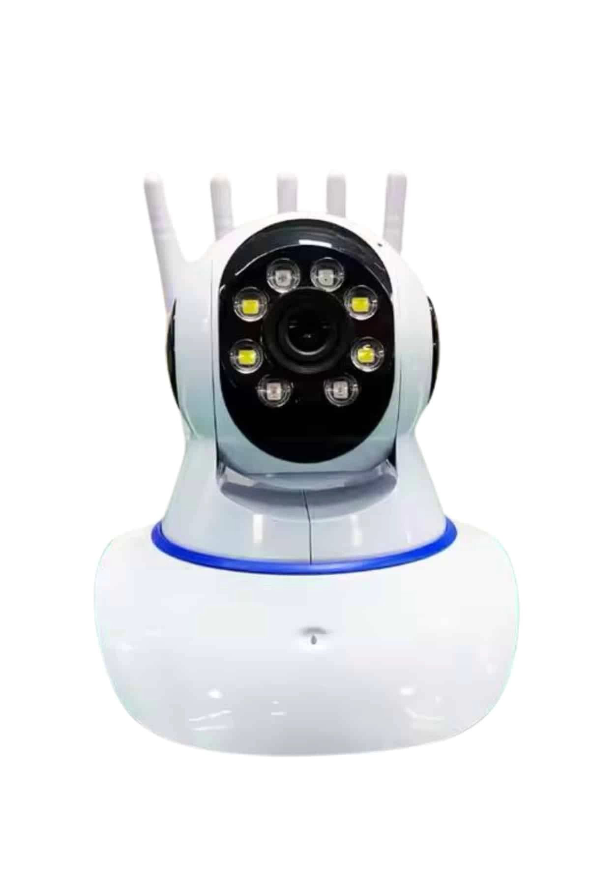 Yusuftex Led Aydinlatmali 5 Antenli Motorlu 1080P Wifi Kamera Sensörlü