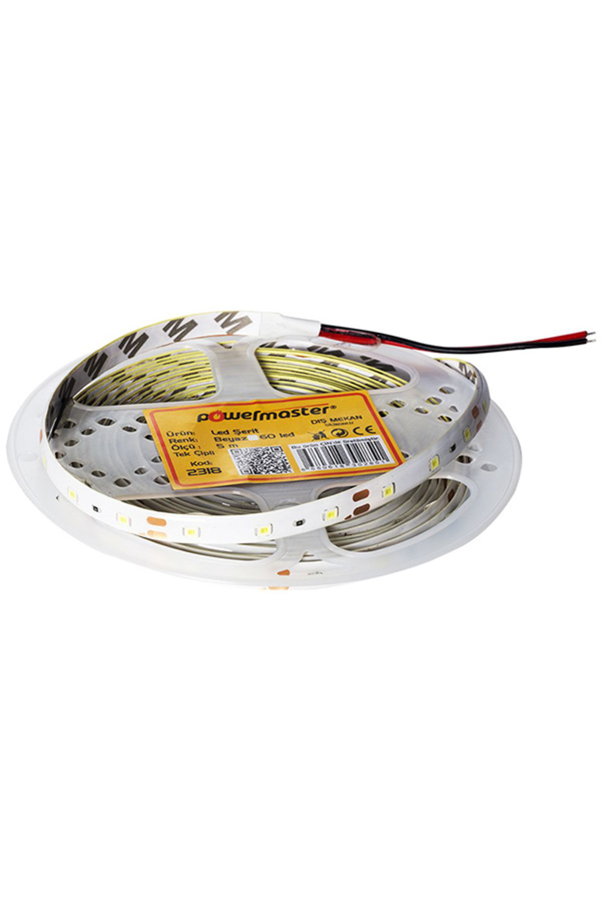 Cexos Led Şerit Tek Çipli Beyaz Diş Mekan Silikonlu 60 Led 5 Metre Fiyati (3528)  - Cbt4414-4765