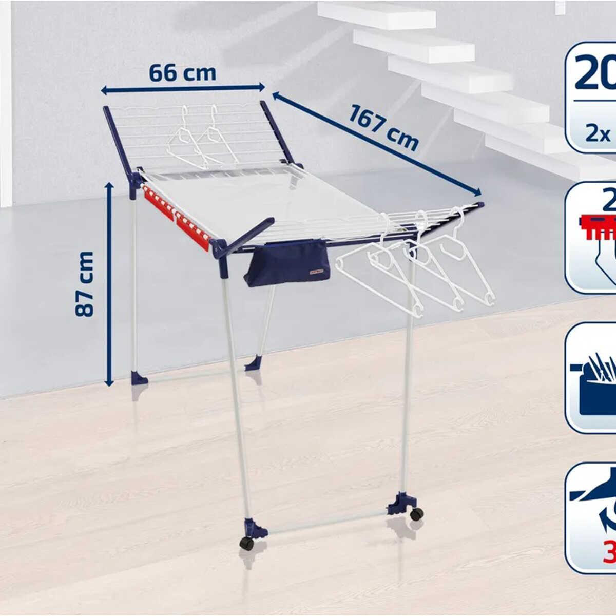 Leifheit  Pegasus 200 Deluxe Çamaşir Askilik 167X66 Cm Lfh81517