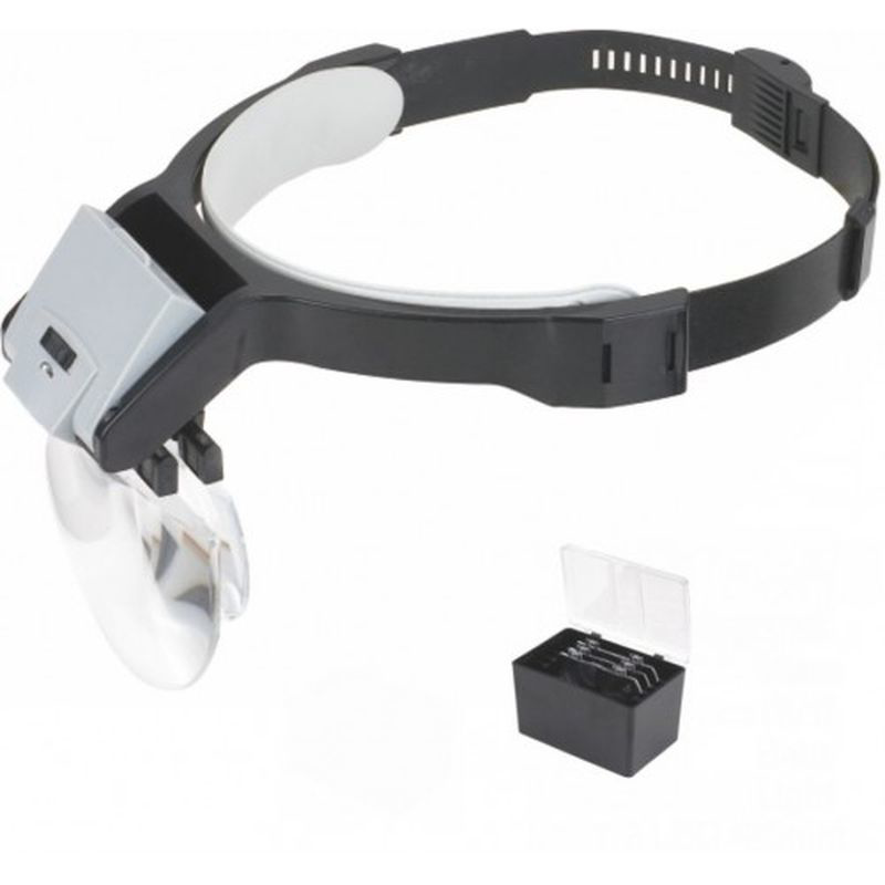 Evimdeyokyok Lens Takmali 5 Lensli Led Lambali Şapka Tip Büyüteç Tdrtr