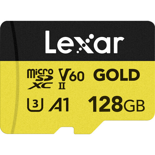 Lexar  128Gb Gold 280 Mb/S Uhs-İi / V60 / U3 Microsd Hafiza Karti