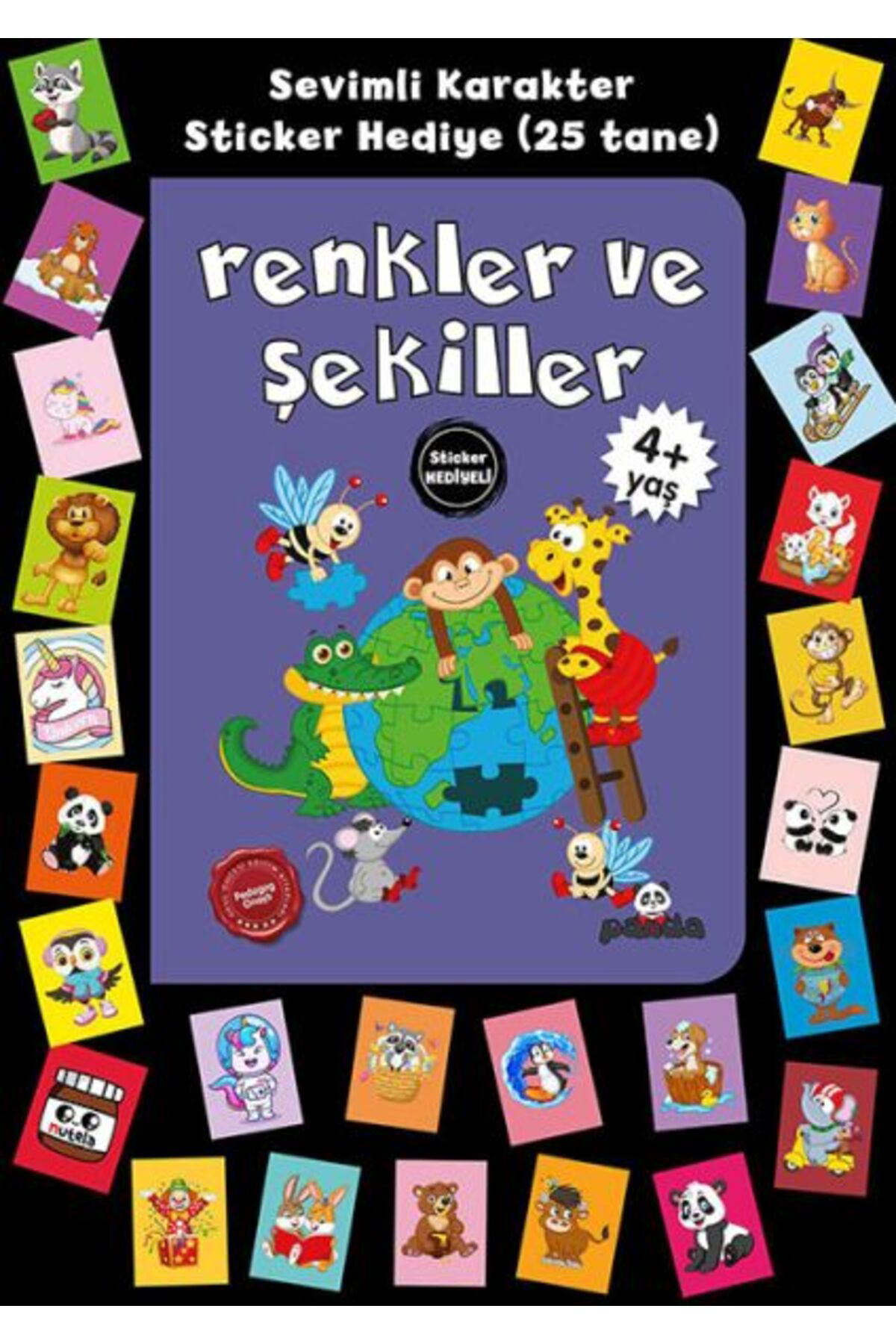 Beyaz Panda Yayinlari Li 4 Yaş Renkler Ve Şekiller