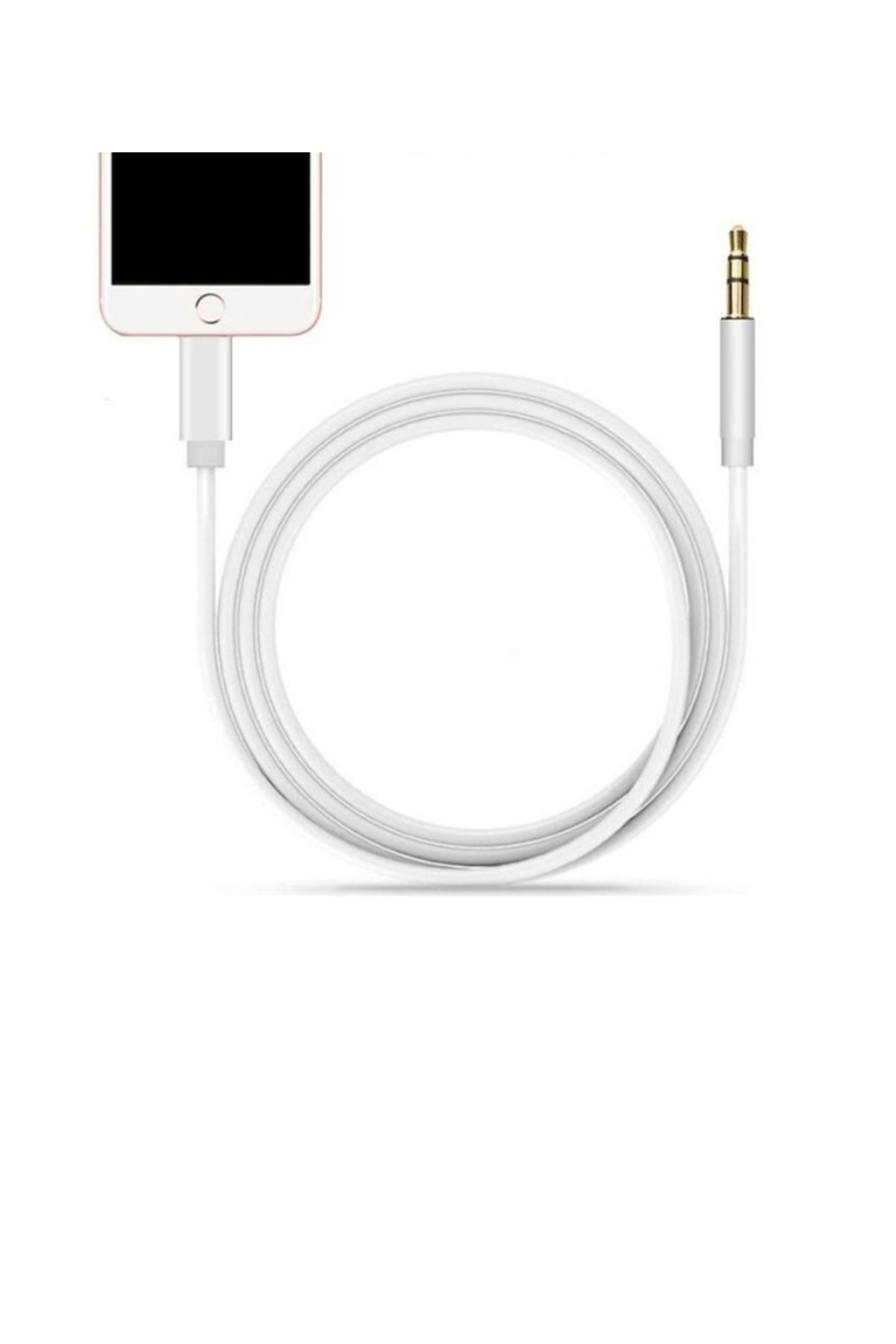 Blue Spectrum Lightning To 3.5 Mm Aux İphone İçin Audio Kablo Araç İçi Uyumlu A