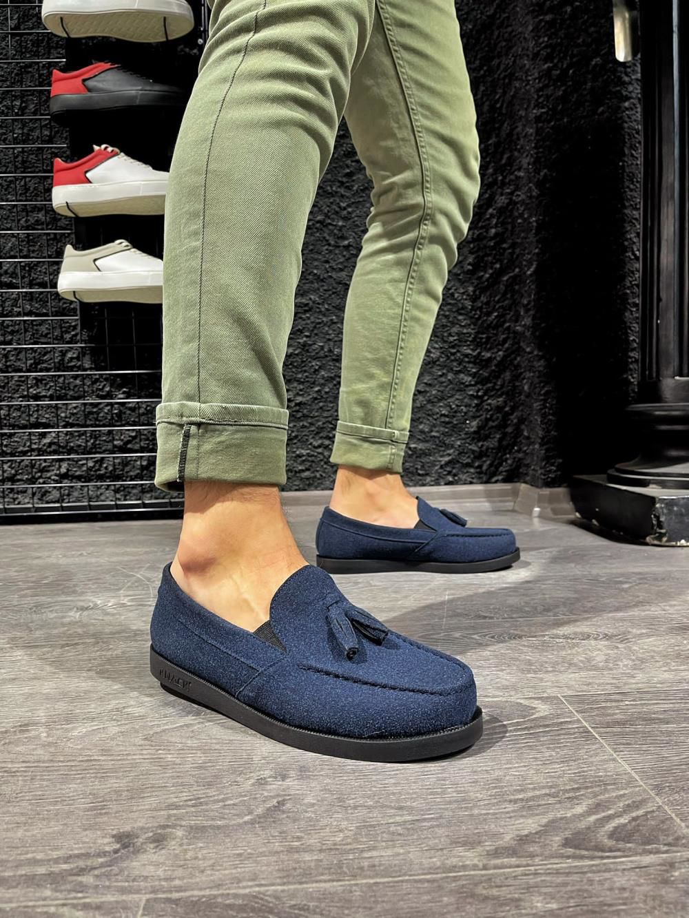 Loafer Erkek Ayakkabı 007 Mavi