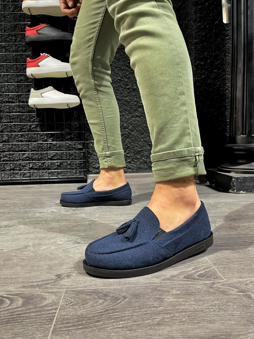 Loafer Erkek Ayakkabı 007 Mavi