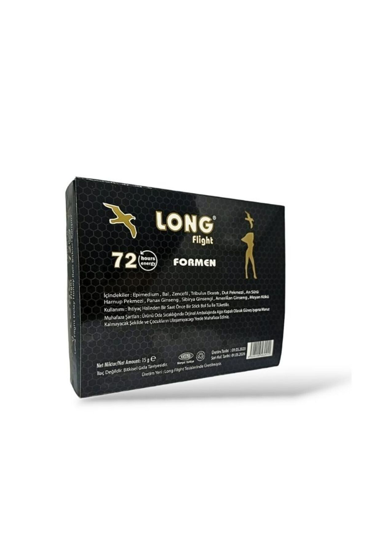 Aleyna Bitkisel Long Mendil Long Enerji Bali 12Li Stick 72 Hours Energy