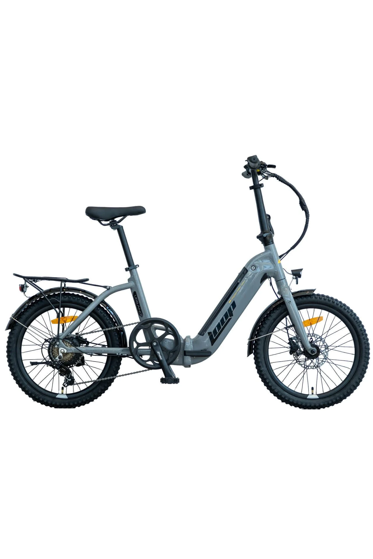LOOP URBAN ELEKTRİKLİ BİSİKLET 20 JANT NARDO GRİ/SİYAH
