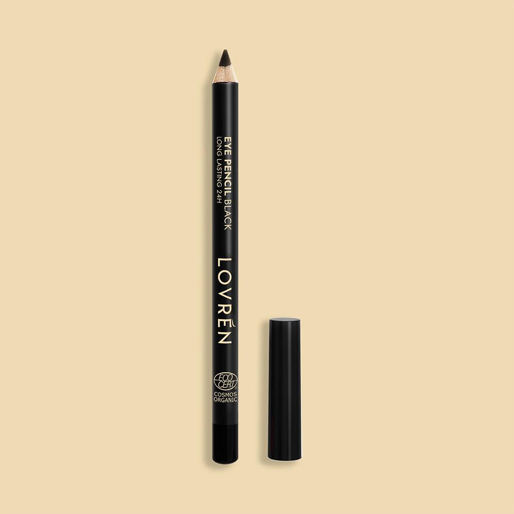 Lovren  Organic 01 Black Eye Pencil Long Lasting 24H Siyah Göz Kal