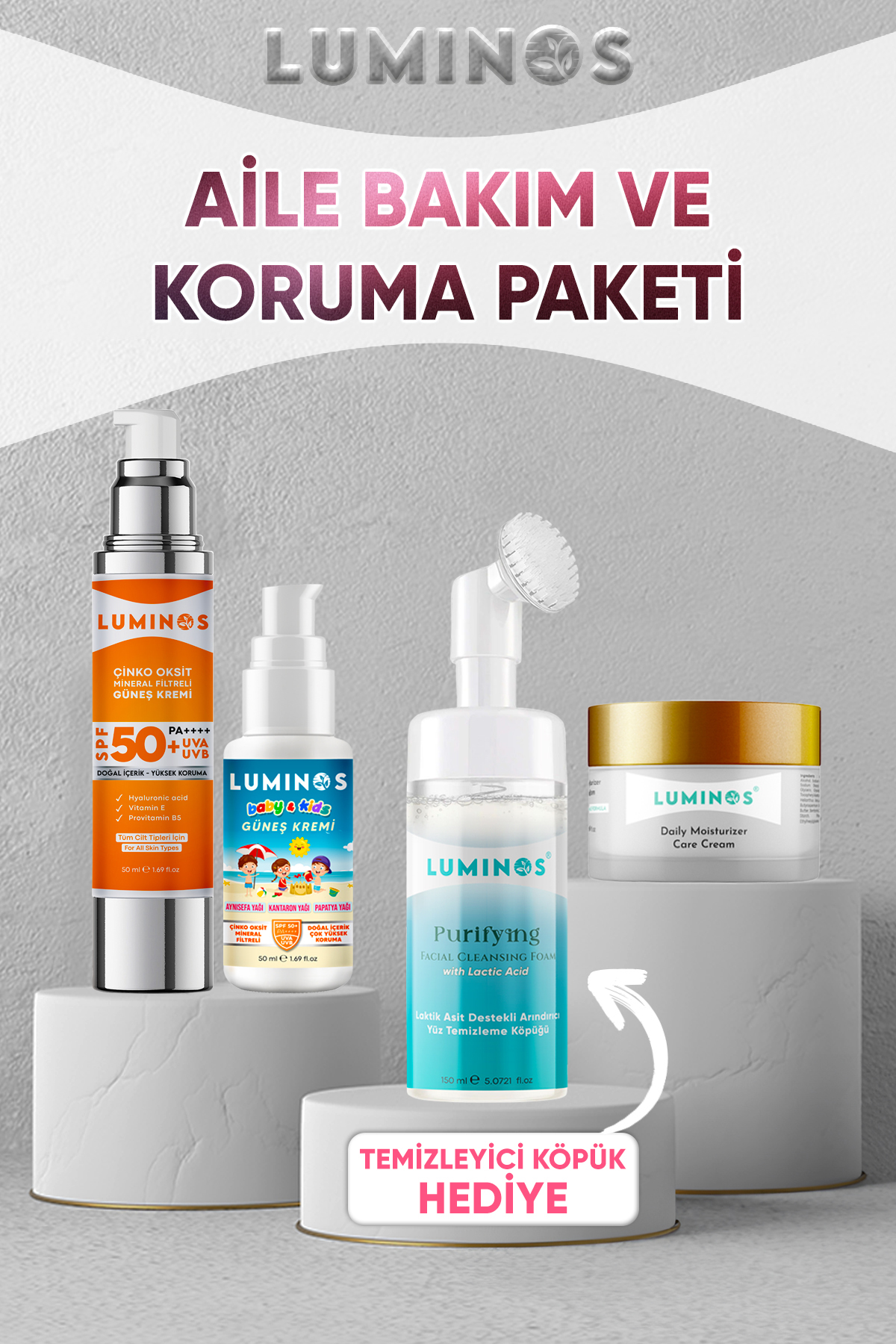 Natural Luminos Aile Bakim Ve Koruma Paketi ( Hediyeli )