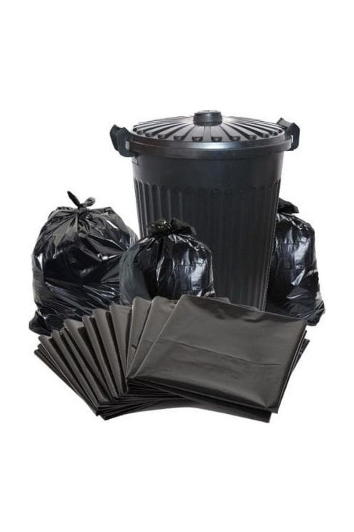Byezo Lüx Jumbo Boy Siyah Dökme Çöp Poşeti 100 Kg (80 X 110 Cm)