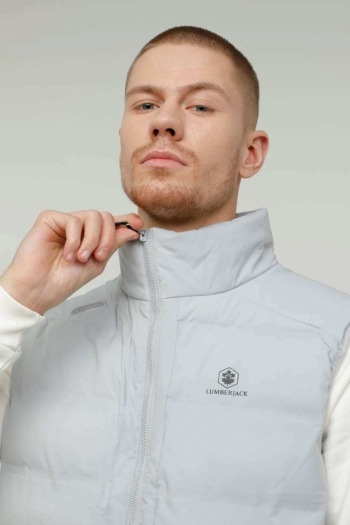 Lumberjack M-Acelin Vest 3Pr Erkek Yelek - Gri - S - St07042-50814