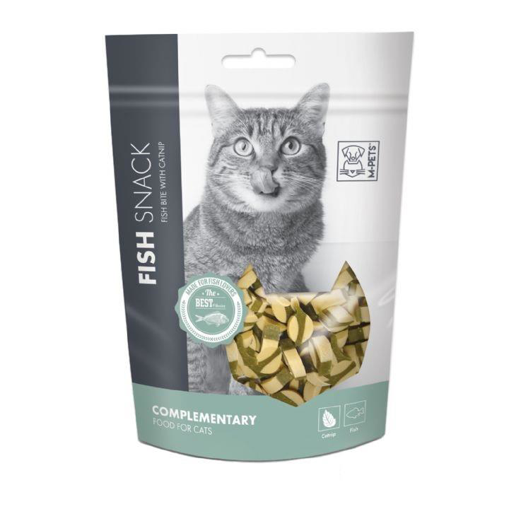 M-Pets  Fish Bite With Catnip Balikli Kedi Ödülü 80Gr