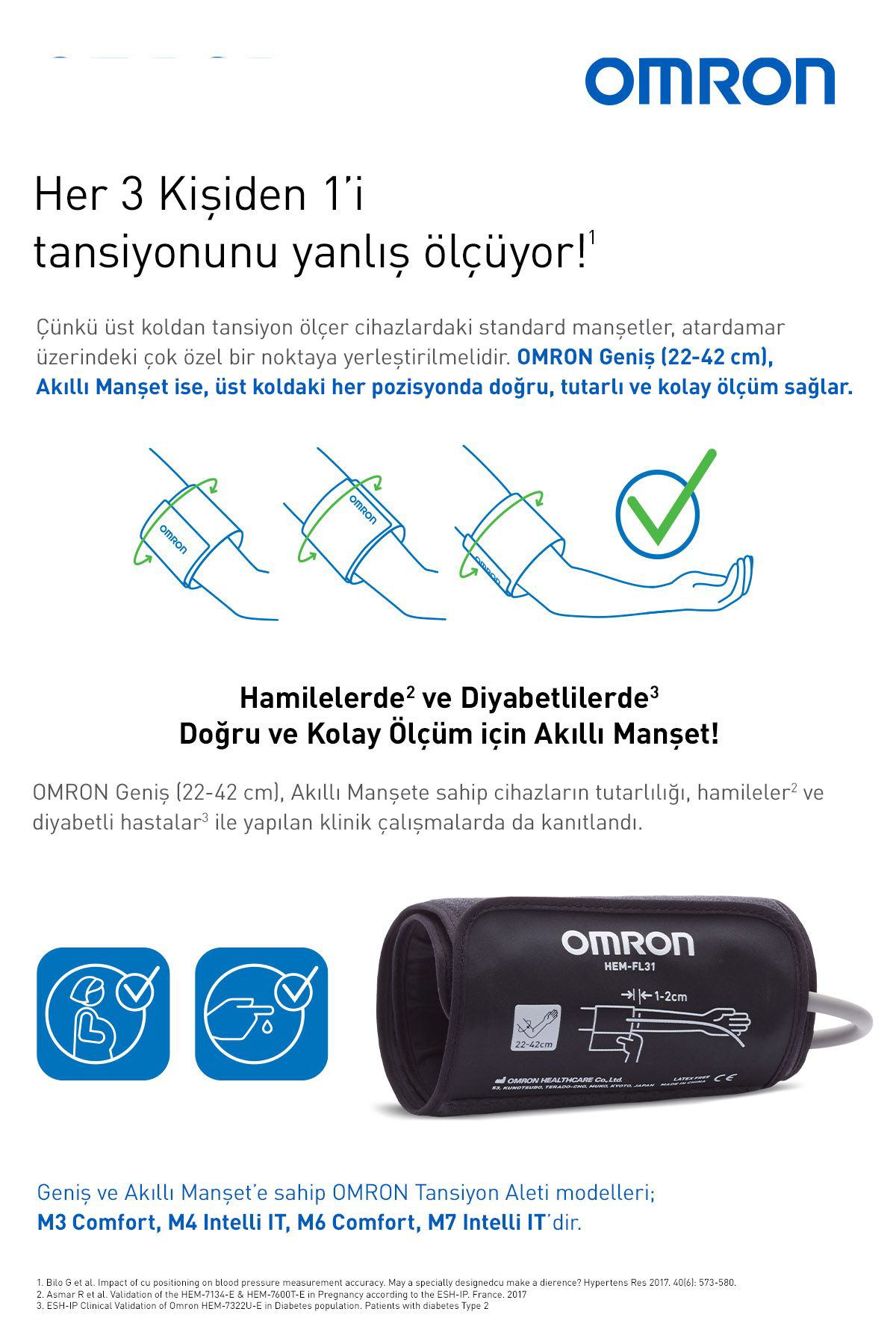 Omron M2 Basic Üst Koldan Ölçer Dijital Tansiyon Aleti