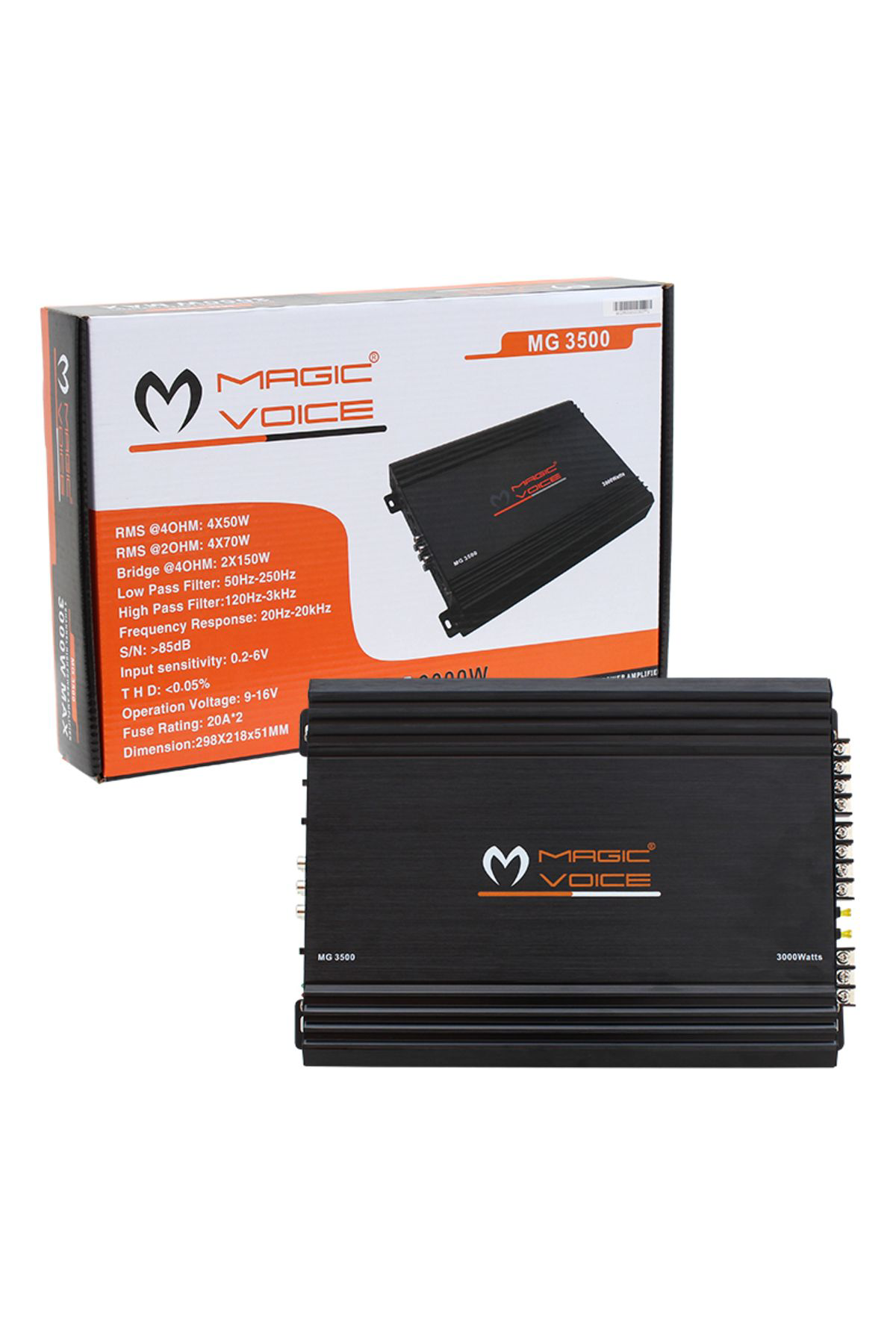 Ok Aksesuar Magicvoice Mg-3500 4 Kanal Max 3000 Watt Oto Anfi  Go50606413060