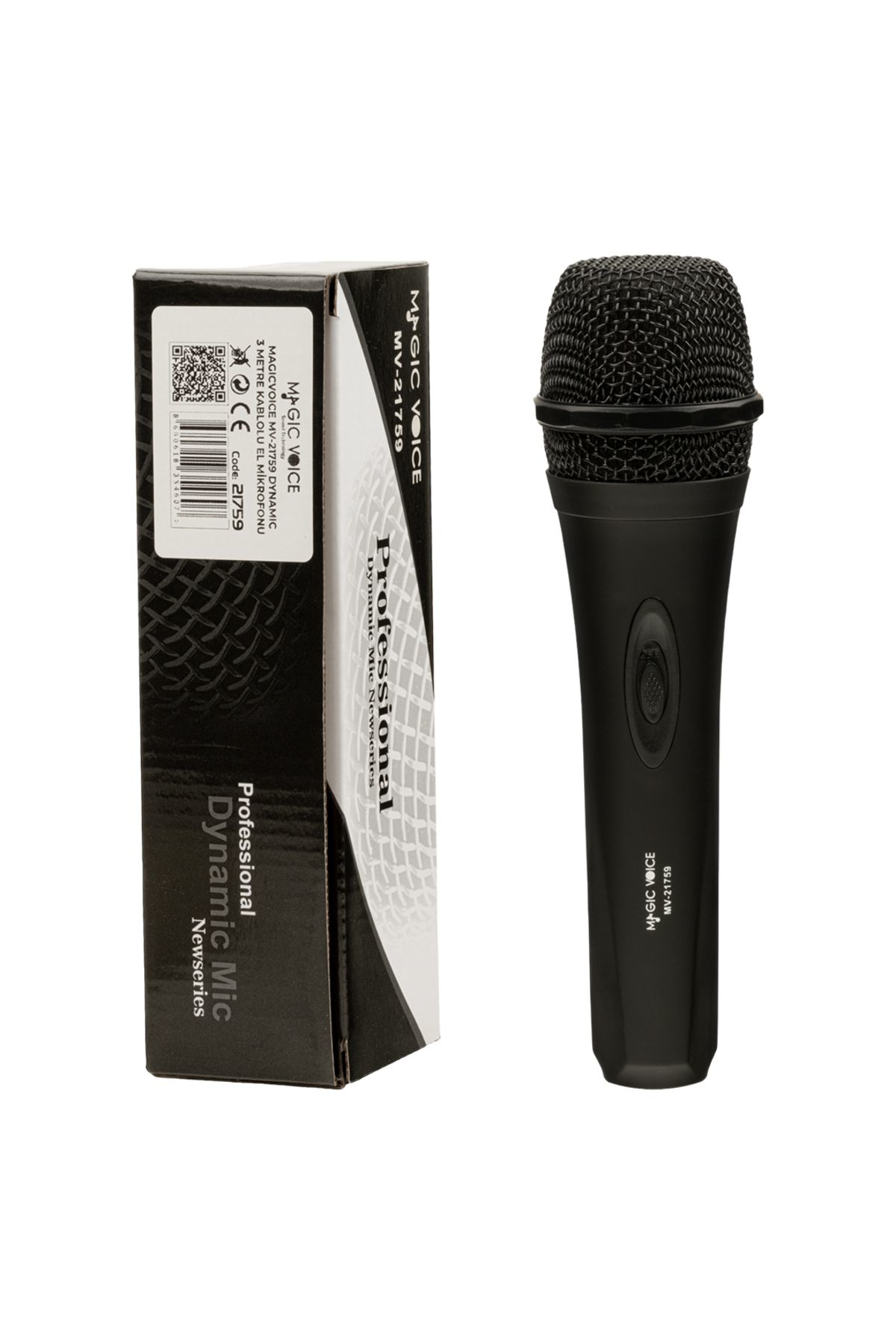 Ok Aksesuar Magicvoice Mv-21759 Dinamik 3 Metre Kablolu El Mikrofonu Go506042
