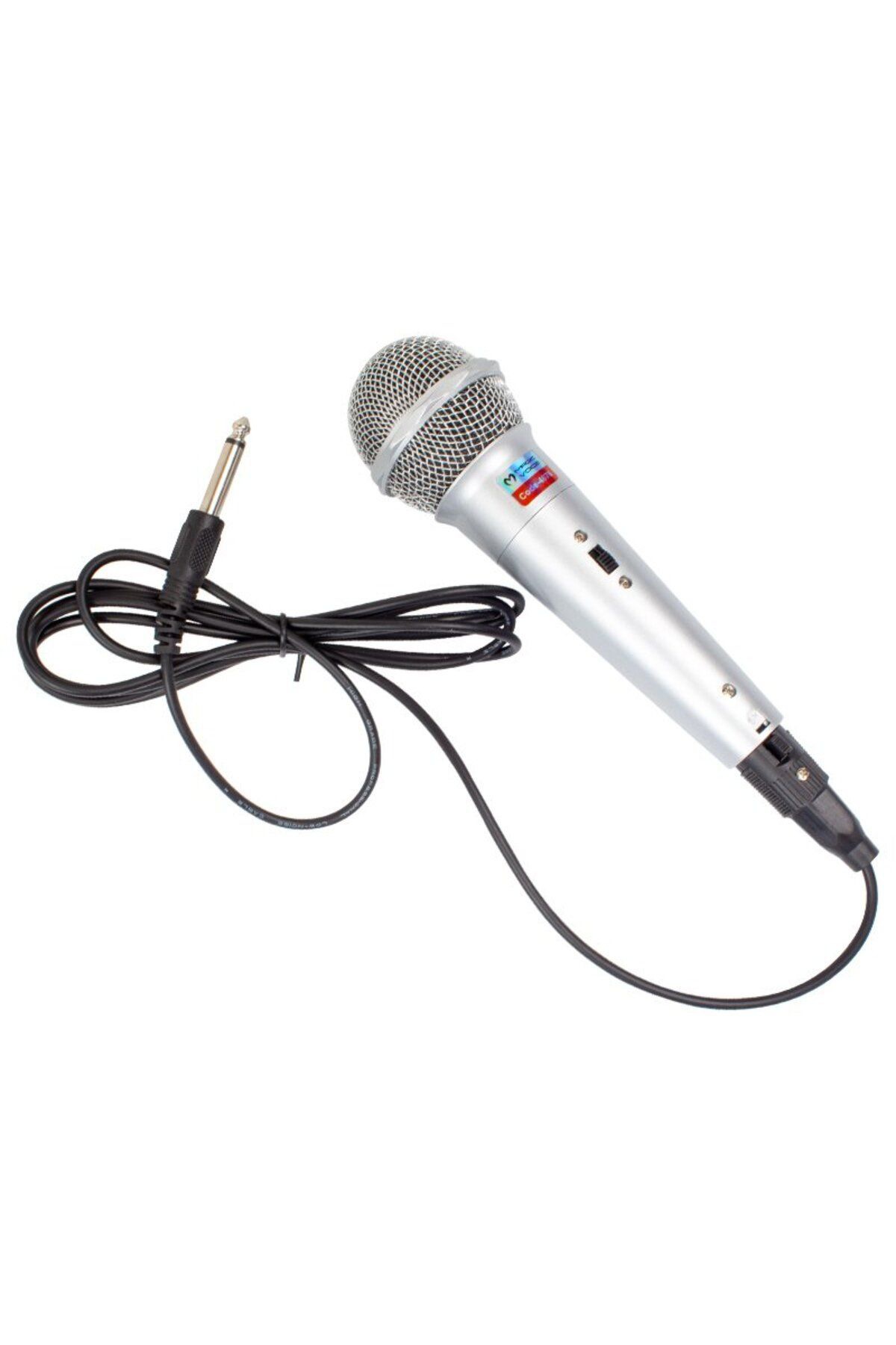 Ok Aksesuar Magicvoice Mv-4676 Dinamik Gri Kablolu El Mikrofonu Go50604253470