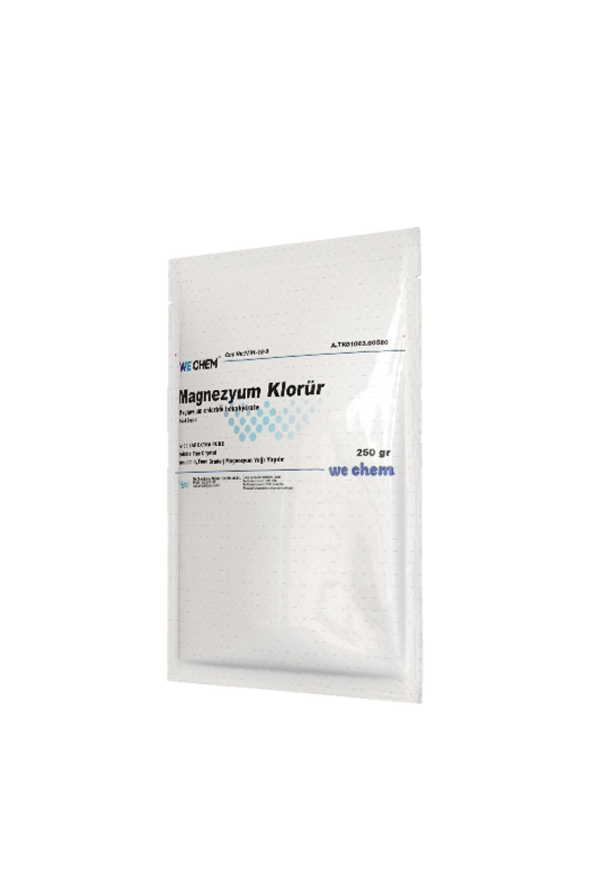 We Chem Magnesium Chloride Flakes Doğal Magnezyum Klorür 250 Gr