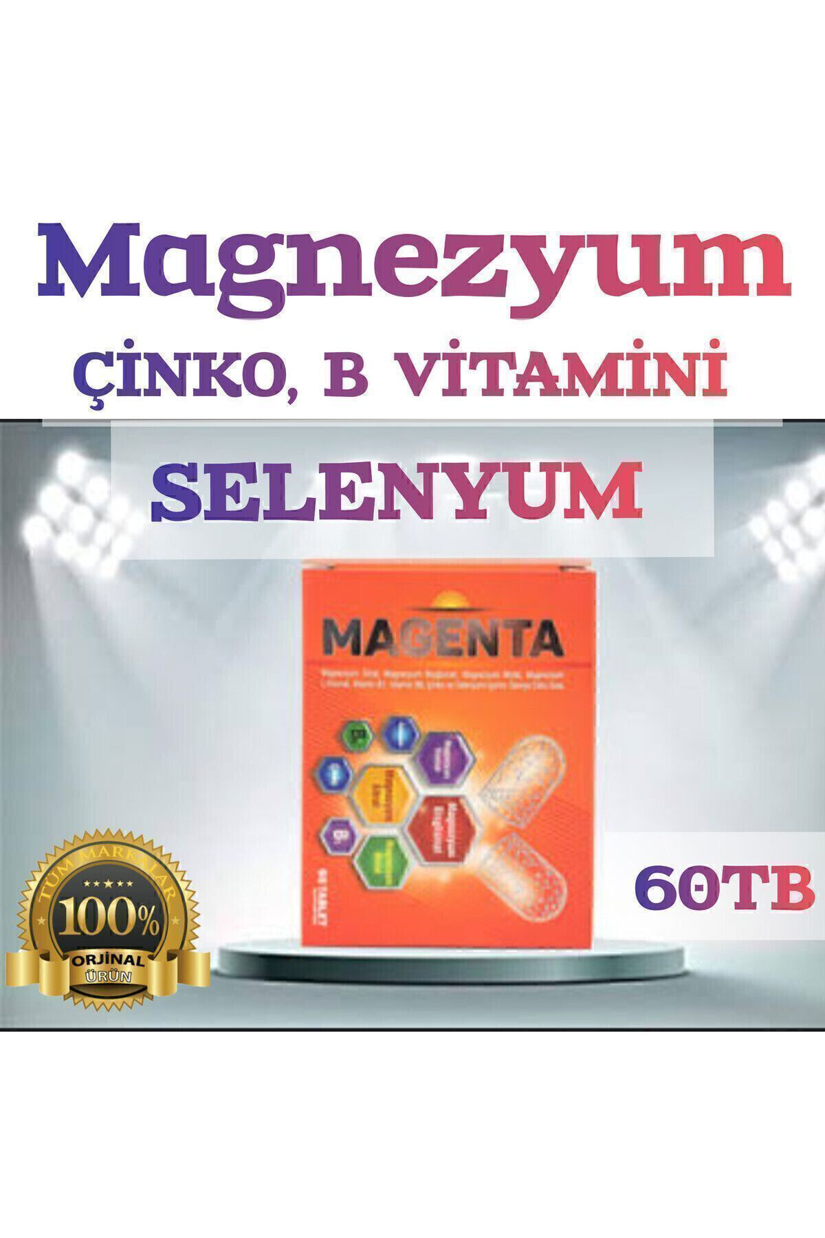 Magenta Magnezyum 60 Tb 2Kutu