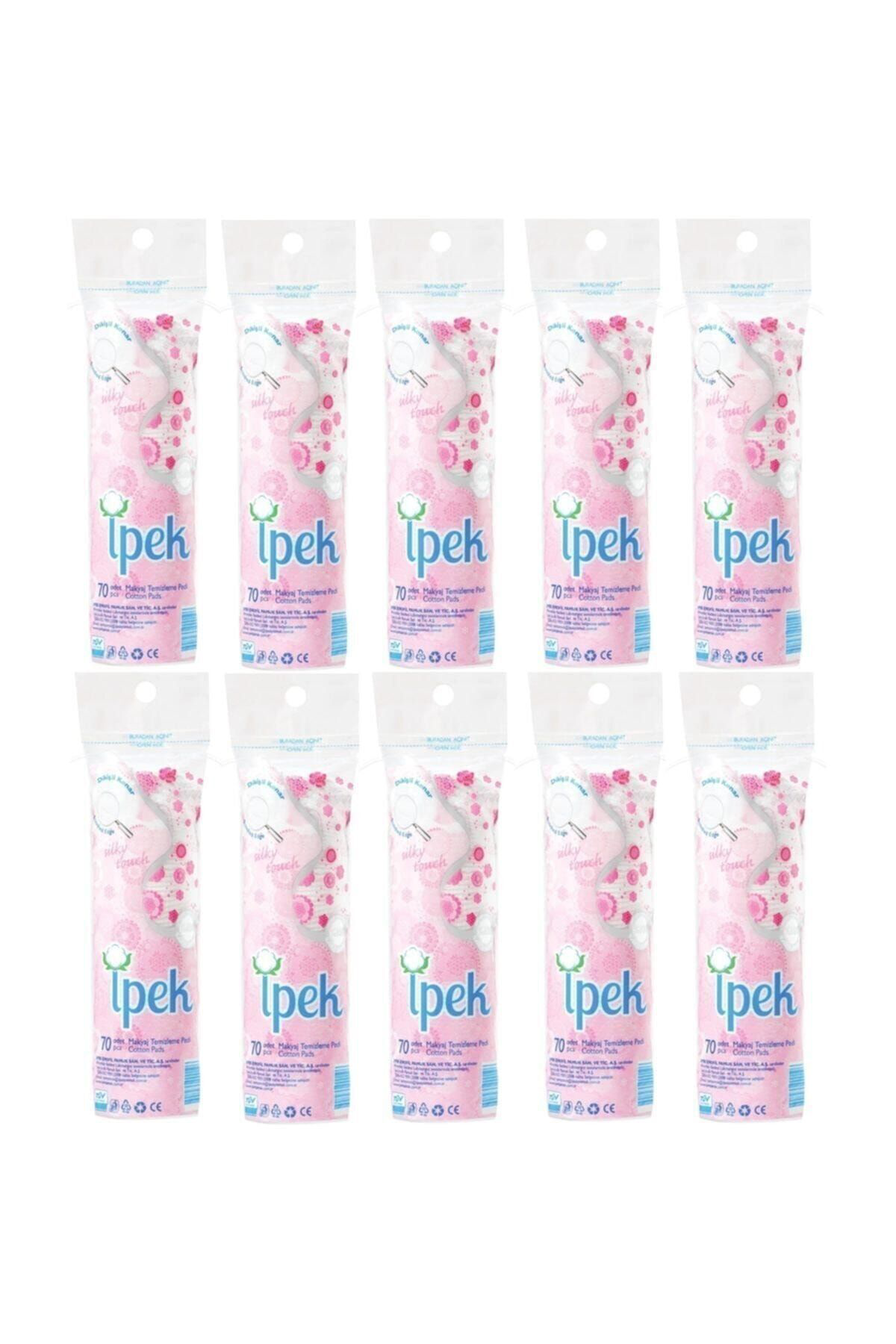 İpek Makyaj Temizleme Pedi 70 Li X 10 Paket