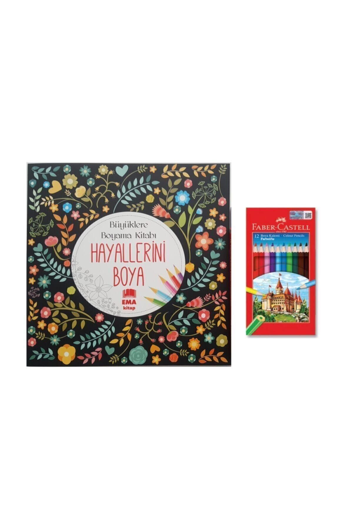 Ema Kitap Mandala Hayallerini Boya 12 Li F.C Kuru Boya Dahil M.S