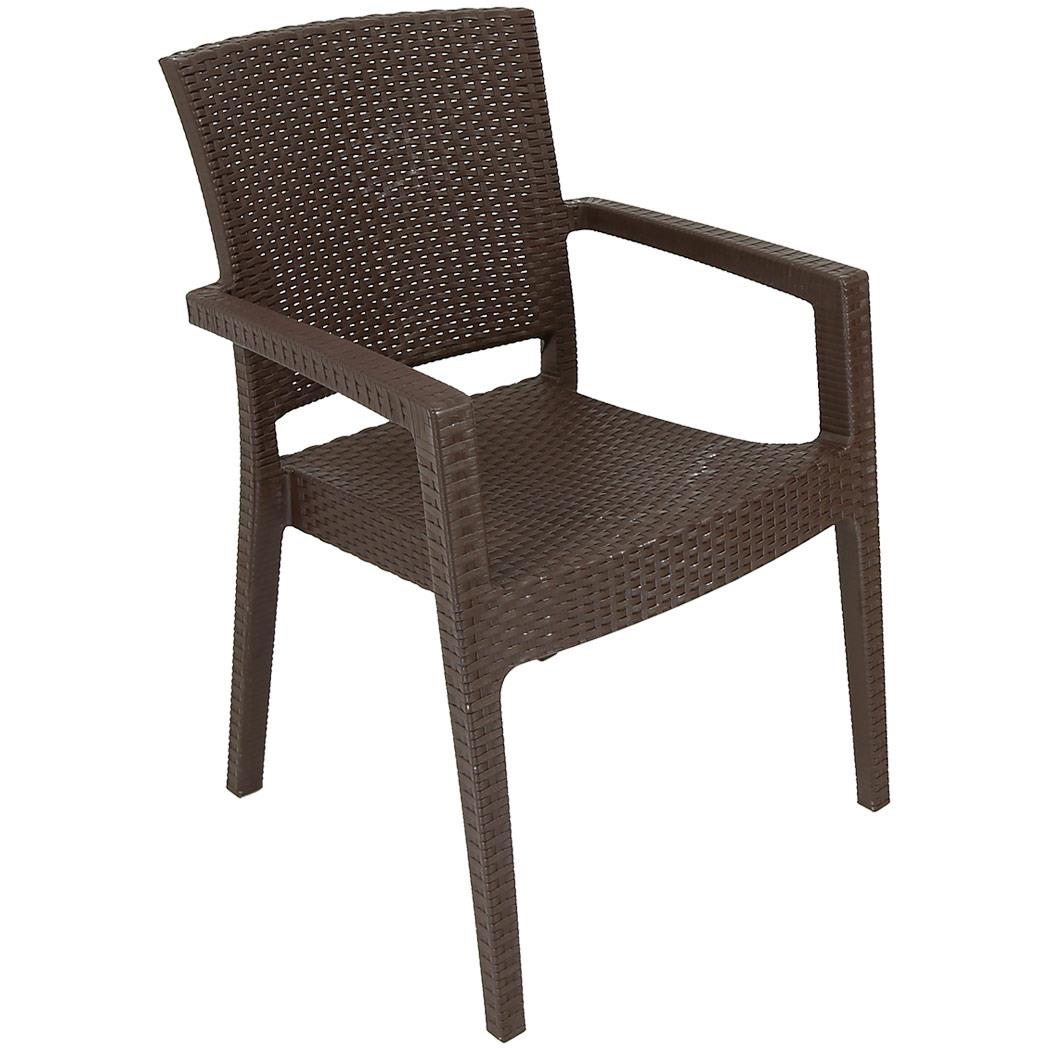 Mandella  Zeus Rattan Koltuk  (6 Adet) Kahverengi