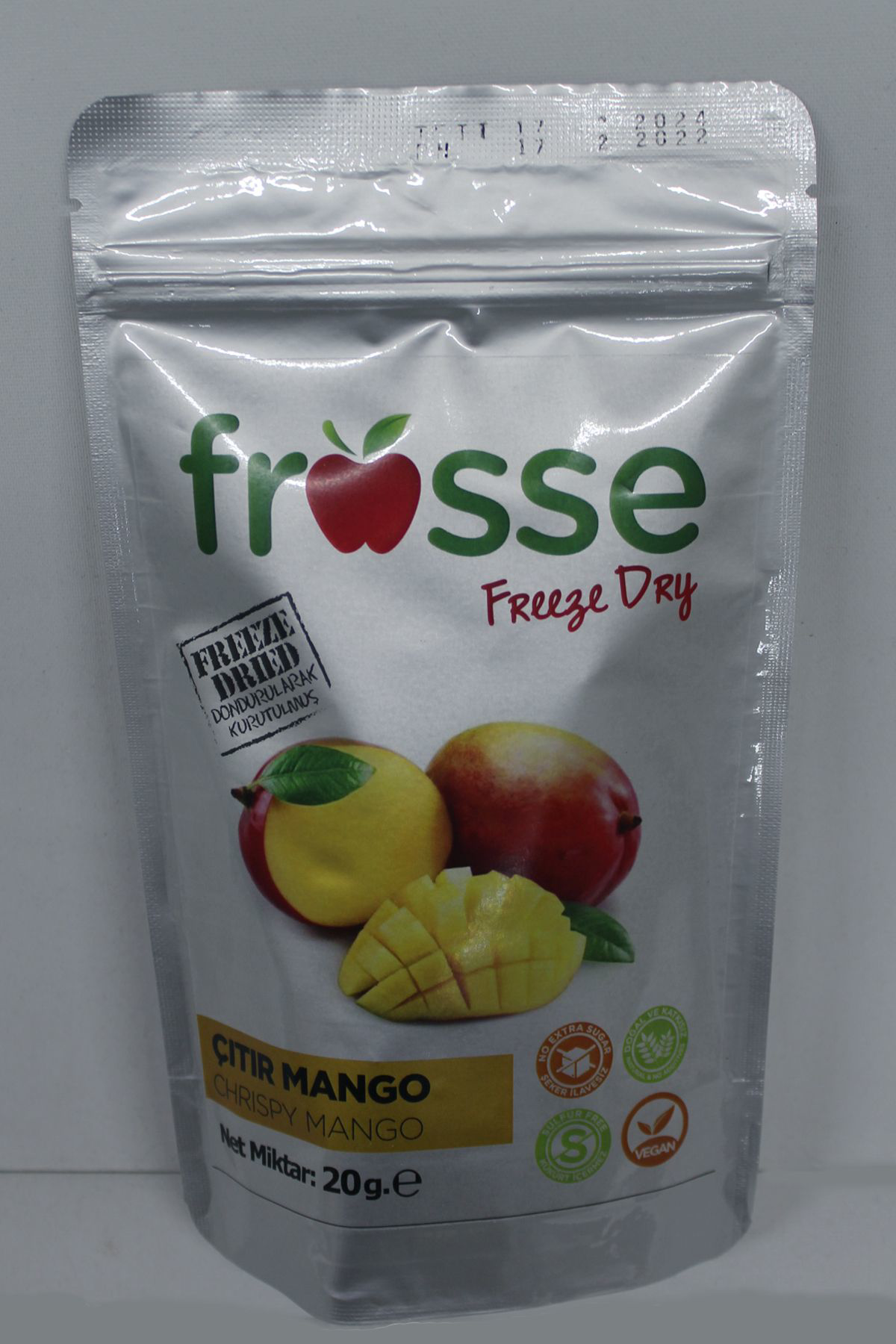Frosse Mango Kitiri - Freeze Dried - Üretici Firmadan Dondurularak Kurut