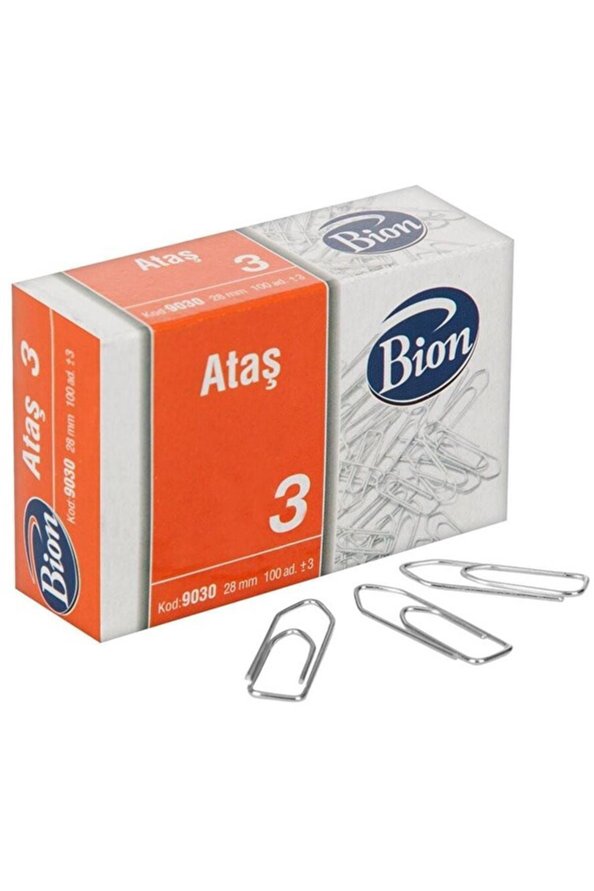 Mas Marka: 9030 Bion Ataş 28 Mm No:3 100'Lü Paket Kategori: Ataşlar